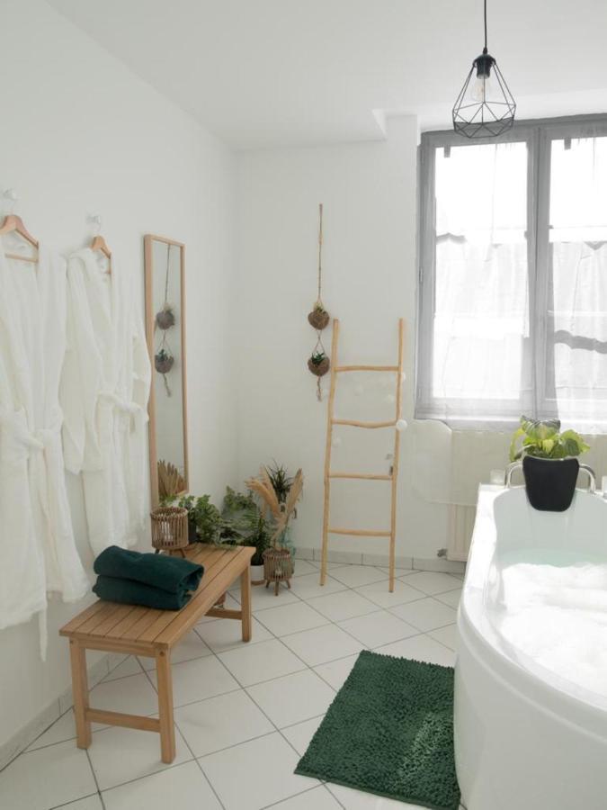 Evasion Tropicale - Studio Avec Spa, Cosy Et Renove Au Coeur De Soissons - 2 Pers Buitenkant foto